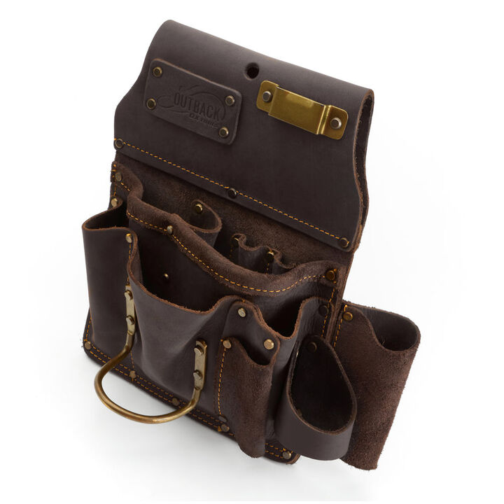 Ox Tools Left Handed Drywall Pouch, Oil-Tanned Leather