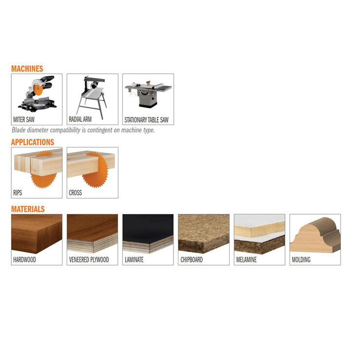 CMT 10in 80 TPI ITK Plus Melamine and Ultra Finish Saw Blade, large image number 2