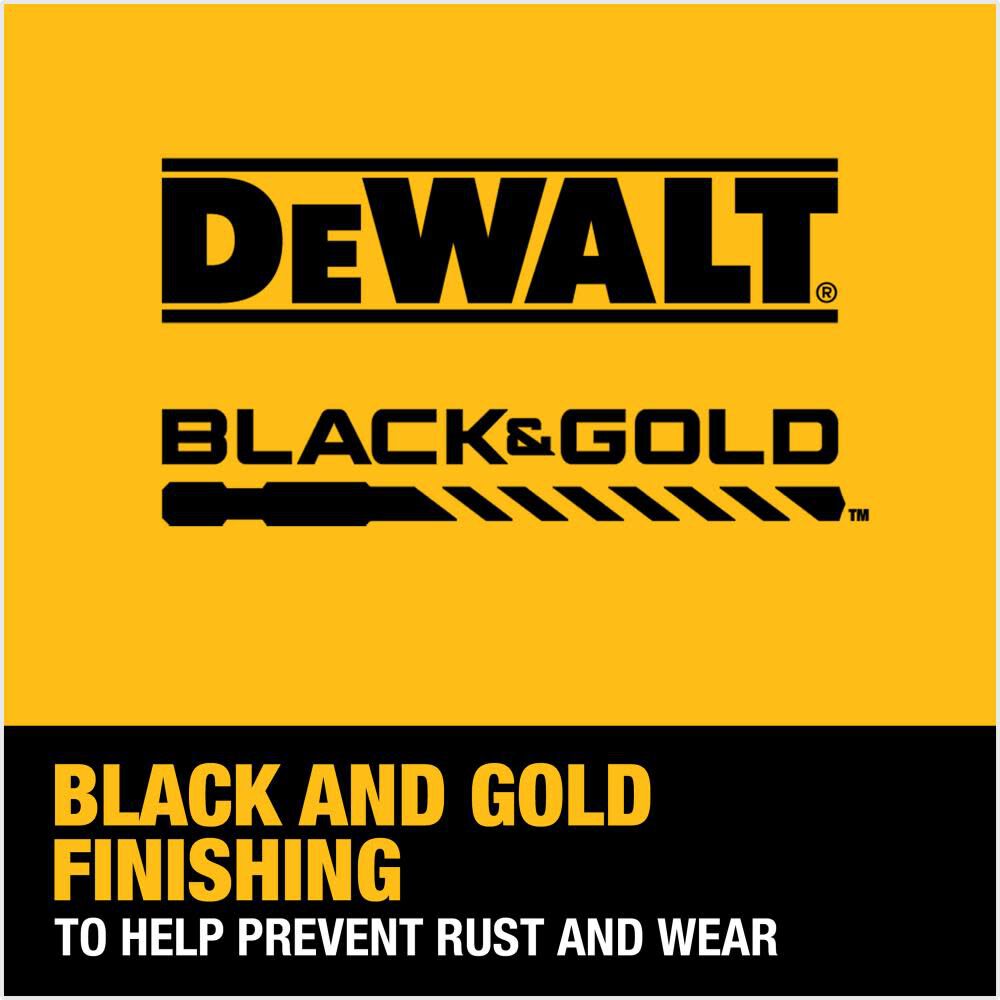 DEWALT 7/64in BLACK & GOLD Impact Ready METAL DRILL BIT, large image number 3