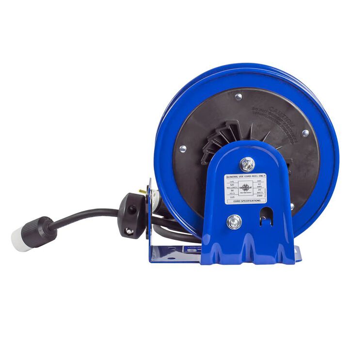 Coxreels 30 Ft Steel Power Cord Reel with LED Light, large image number 6