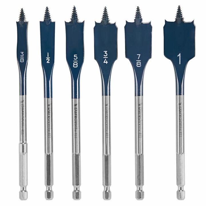 Bosch 6in Daredevil Standard Spade Bit Set