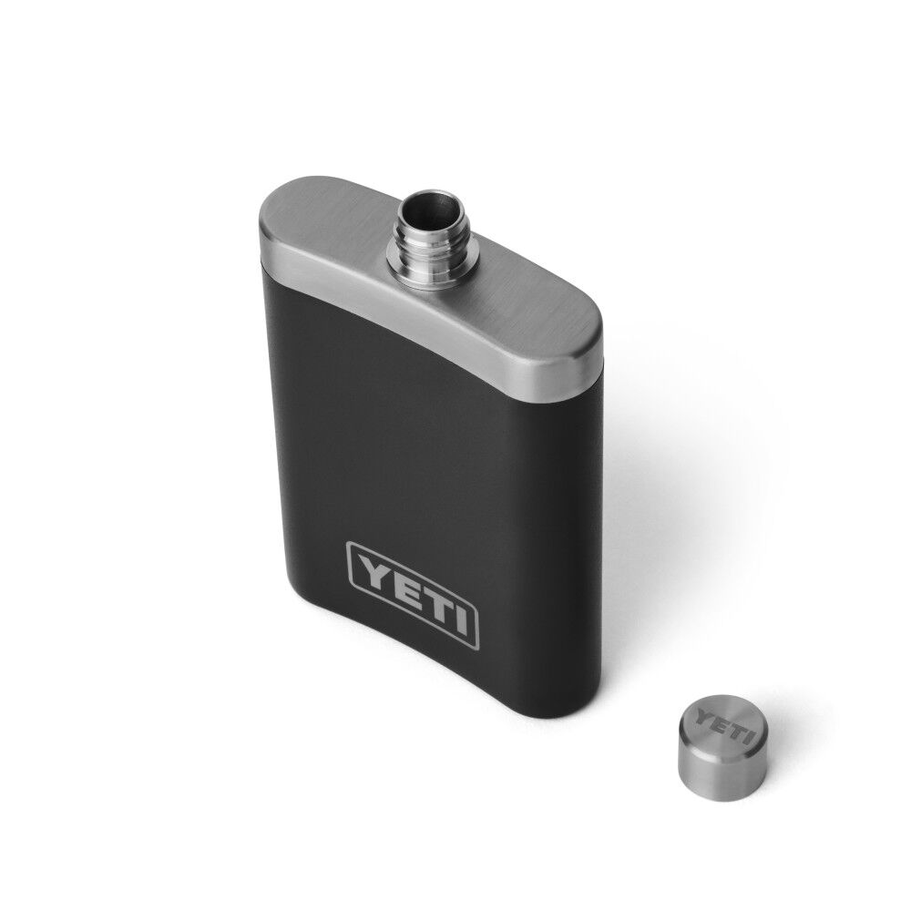 YETI 7 Oz Flask with Funnel Black, large image number 2