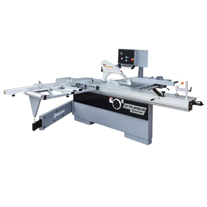 Maksiwa International Sliding Panel Saw 220V 3 Phase 7.5HP Titanium