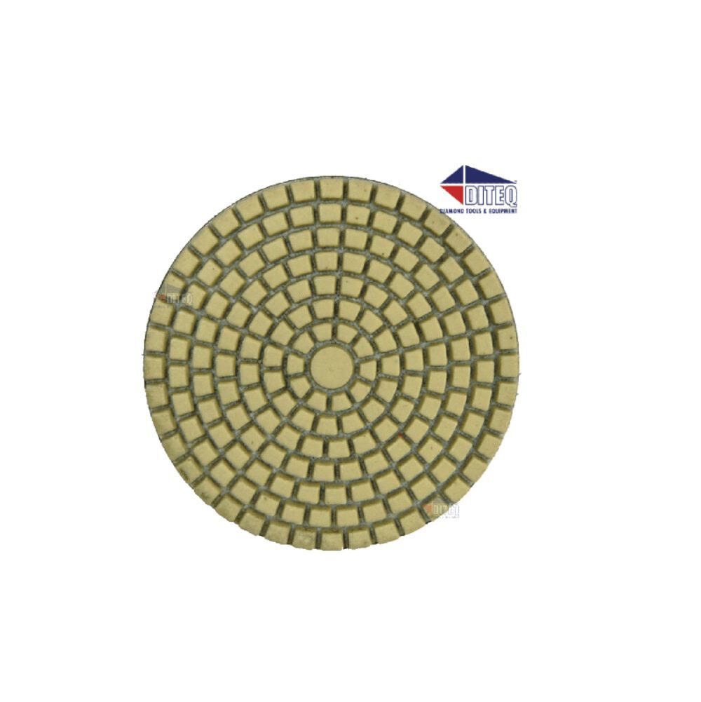 Diteq 3000 Grit 3 Inch Resin Semi Metal Flexible Concrete Polishing Pad, large image number 2