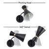 Globe Electric Belmont Wall Sconce Satin Black Hourglass 1 Light, small image number 2