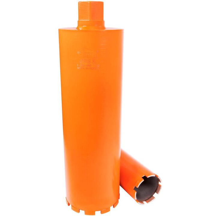 Diteq C-51 3 Inch Orange Wet Core Double-Pointed Concrete Bit
