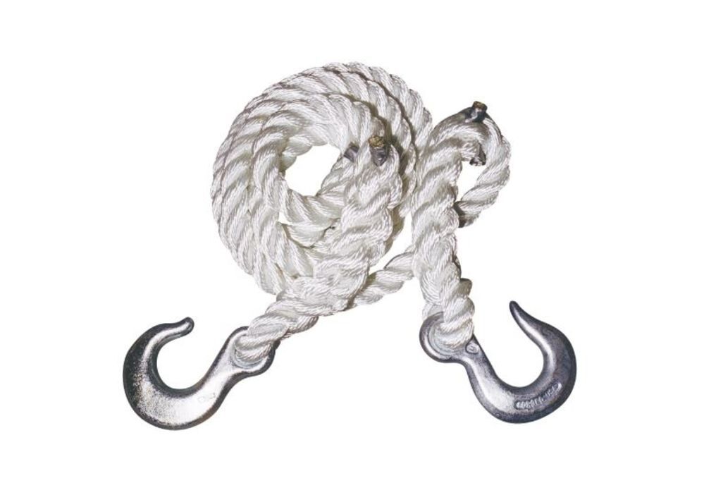 Hercules Tow Ropes 1In x 20Ft Tow Rope with Hooks, large image number 1