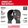 Milwaukee Cut Level 4 High Dexterity Nitrile Dipped Gloves with WEAR-DEFENSE Protection Large, small image number 2