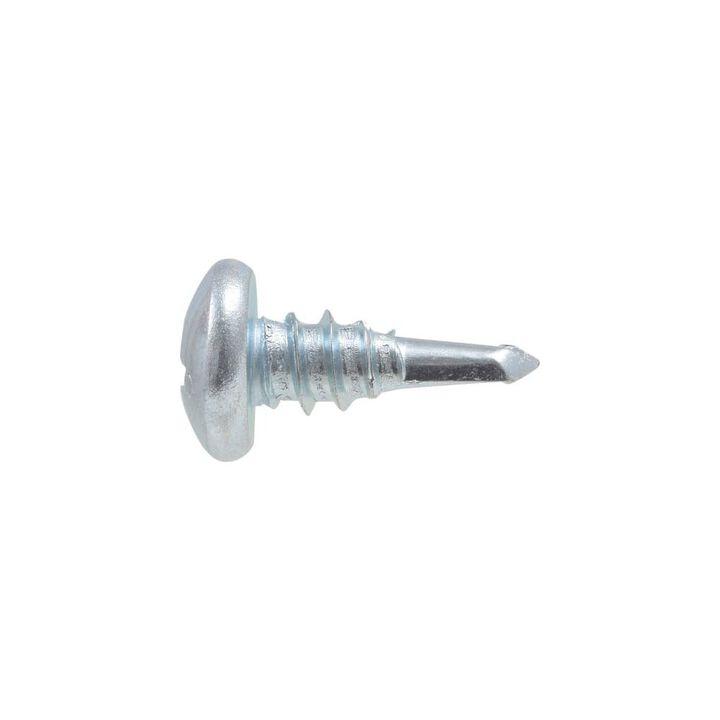 Hillman #10-16 x 1/2in Zinc Pan Phillips Self Drilling Screw 100pk, large image number 1