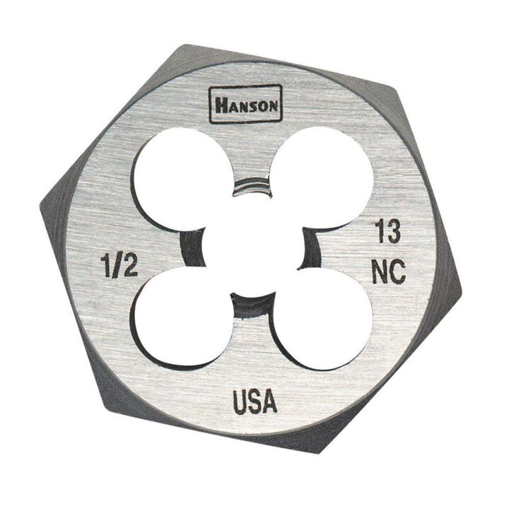 Irwin 1/2-13 x 1 In. NC Hex Machine Screw Die (HCS)