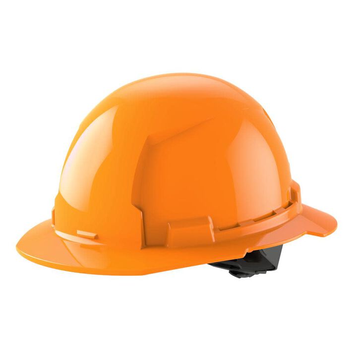 Milwaukee White Full Brim Hard Hat with 4pt Ratcheting Suspension Type 1 Class E, swatch