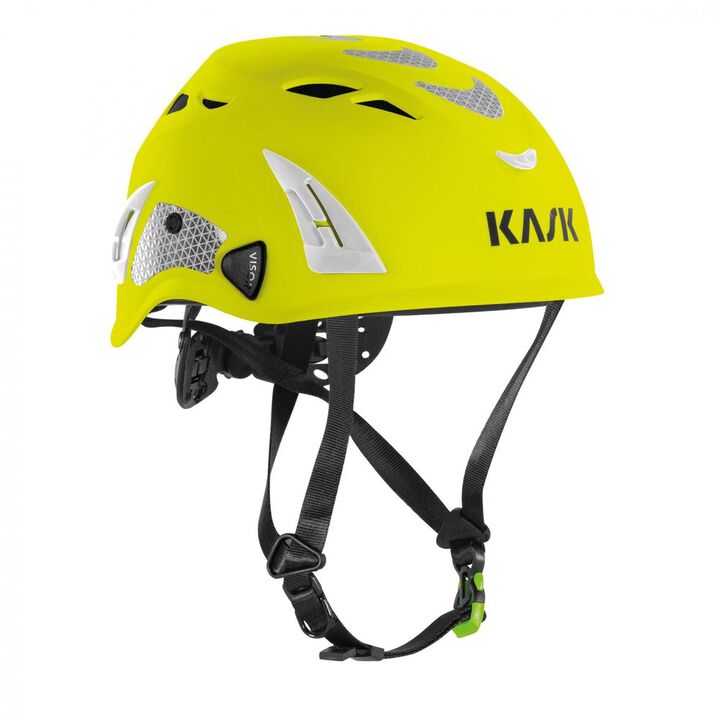 KASK America Superplasma Vented Class C Safety Helmet Fluorescent Yellow Hi-Viz