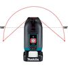 Makita 12V max CXT Self Leveling Cross Line Red Beam Laser Kit, small image number 5