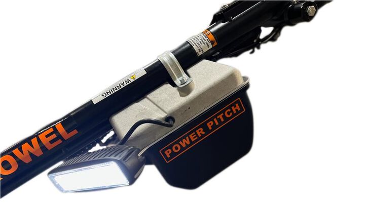 MBW 46" Walk Behind Power Trowel GX270 - Power Pitch Handle Less Battery & Charger, large image number 1