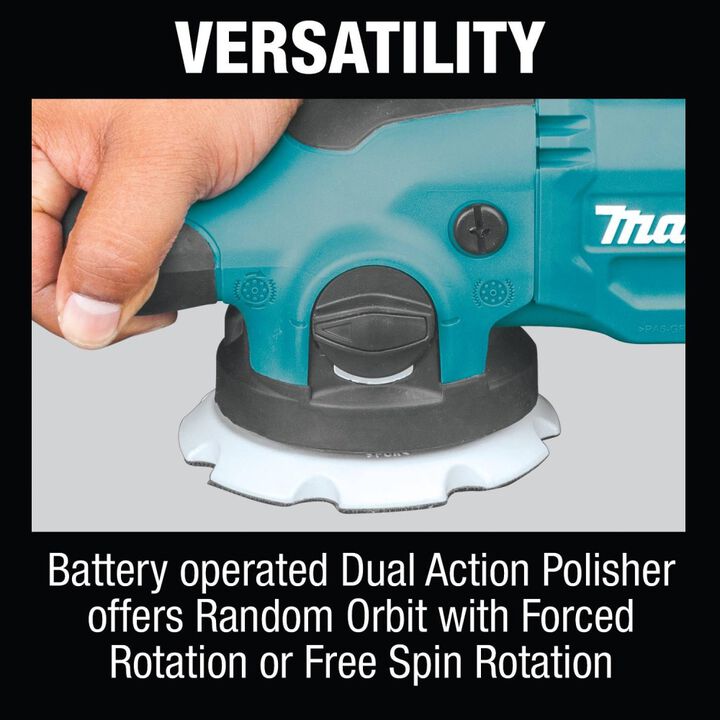 Makita 18V LXT 5in / 6in Dual Action Random Orbit Polisher (Bare Tool), large image number 1