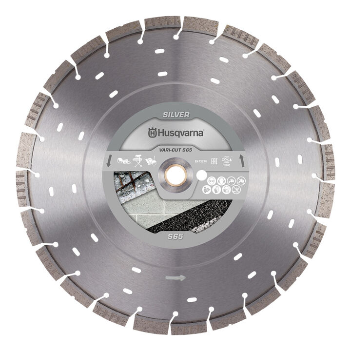 Husqvarna Construction 18 Inch Segmented Turbo Diamond Blade for Concrete and Masonry