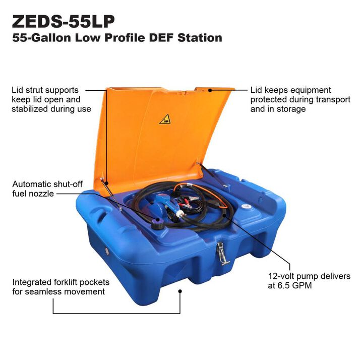 Milton 55-Gallon Low-Profile Portable DEF Fuel Tank, large image number 6