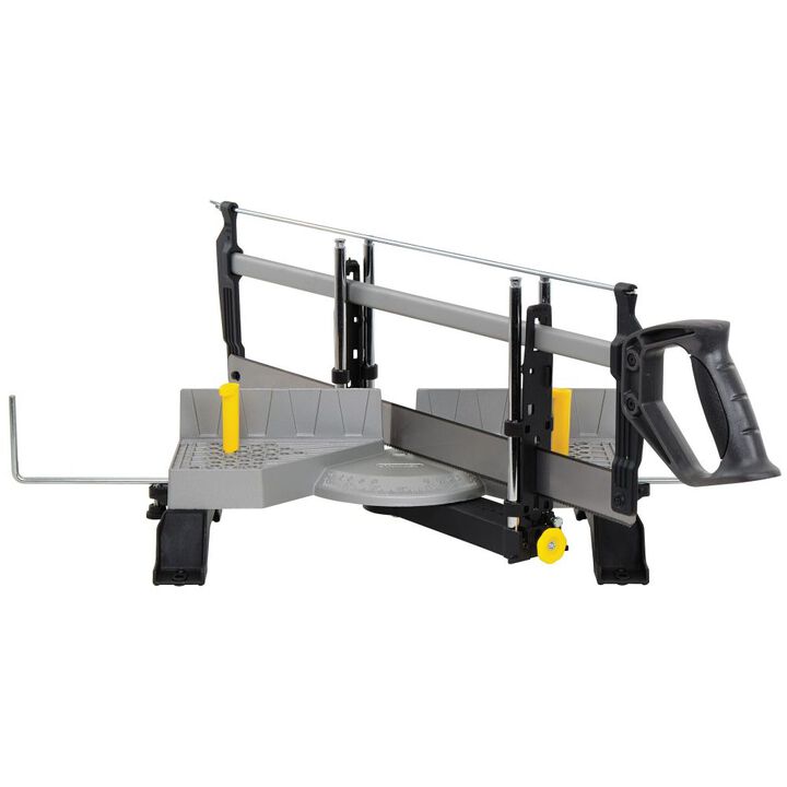 Stanley Adjustable Angle Clamping Miter Box 22in Saw