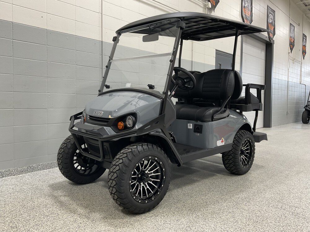 E-Z-GO Express S4 Elite 4 Passenger Battery Golf Cart Slate Gray, large image number 17