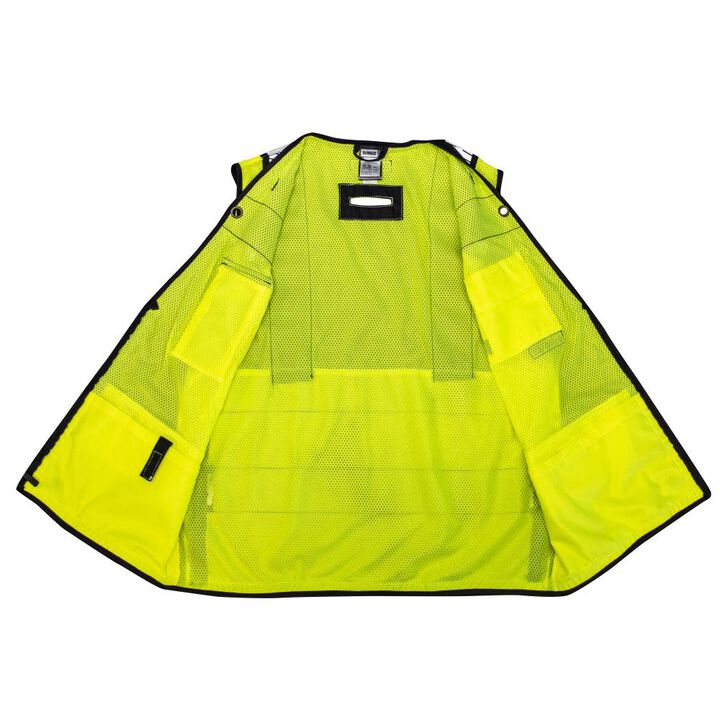 DEWALT Class 2 Heavy Duty Surveyor Vest, Hi-Vis, Large, large image number 1