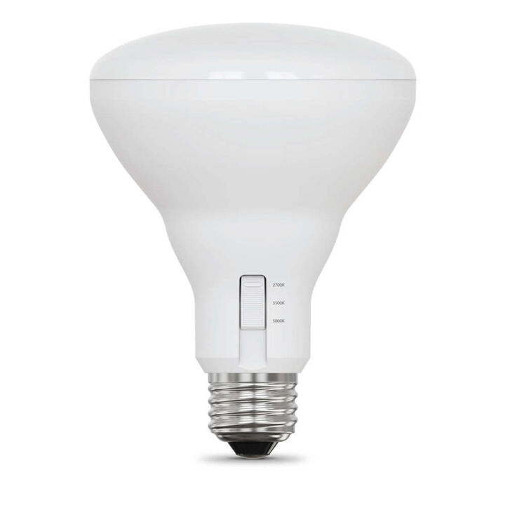 Feit Electric 7.2W 650 Lumens BR30 E26 Base Reflector LED Bulb White 12 Pieces, large image number 1