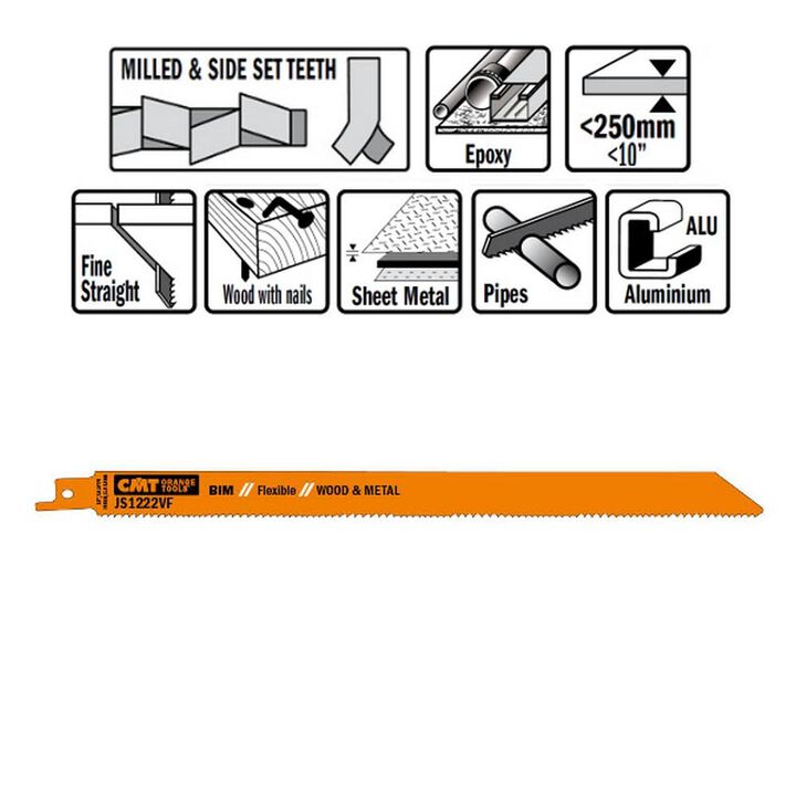 CMT Bi Metal Recip Blade