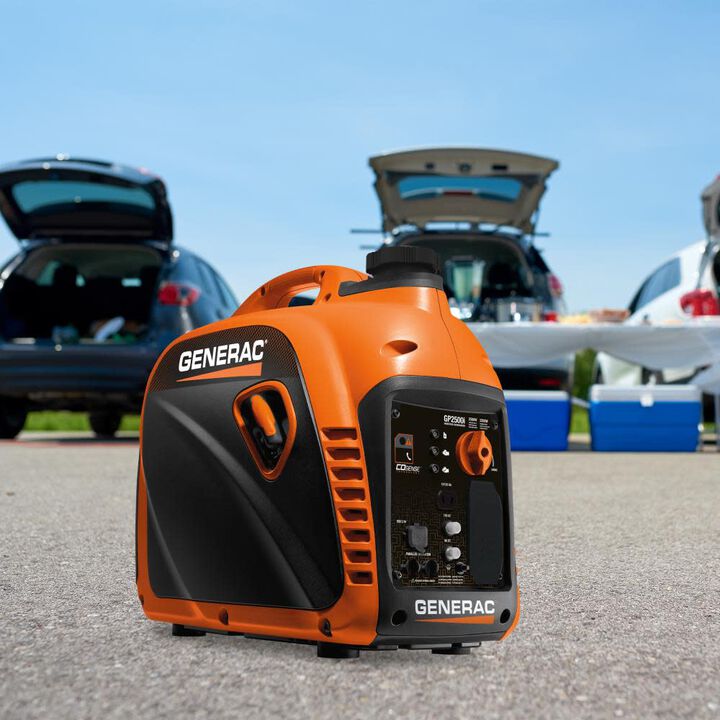 Generac 2,500 Watt Gas Powered 49-State Portable Inverter Generator with COsense Technology, large image number 6