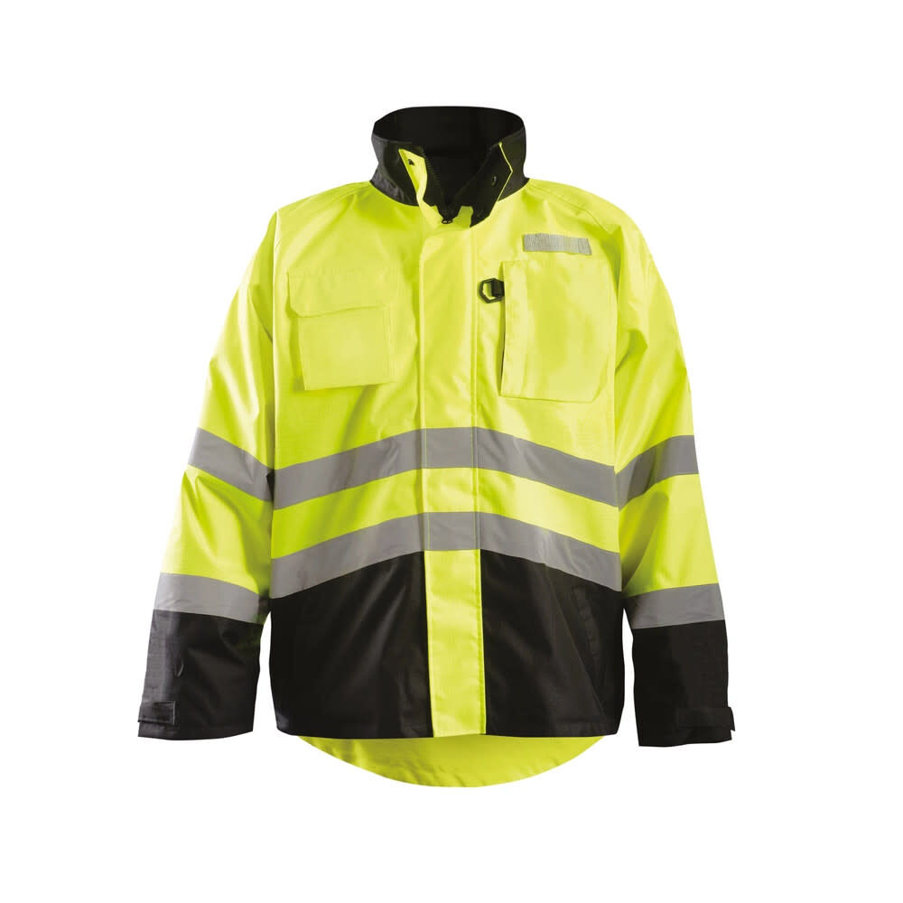 Occunomix Hi-Vis Yellow Rip Stop Fleece Barka Jacket 3X, large image number 1