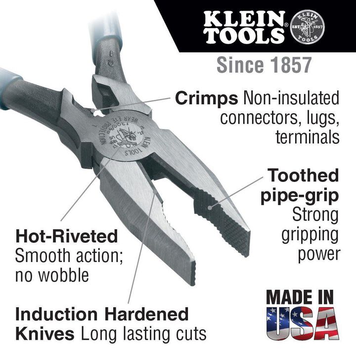 Klein Tools Universal Combination Pliers, large image number 1