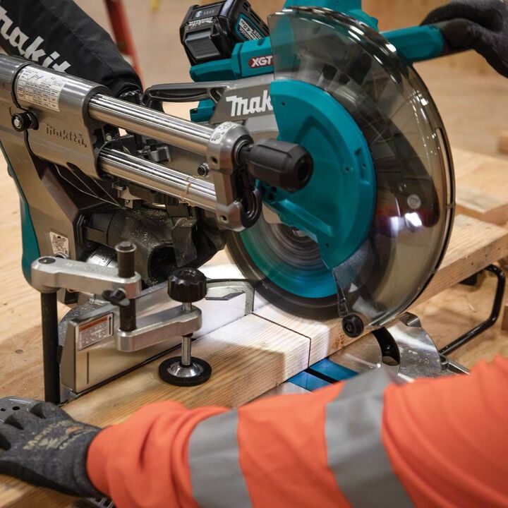 Makita 40V max XGT Dual Bevel Sliding Compound Miter Saw Kit 10in, large image number 5