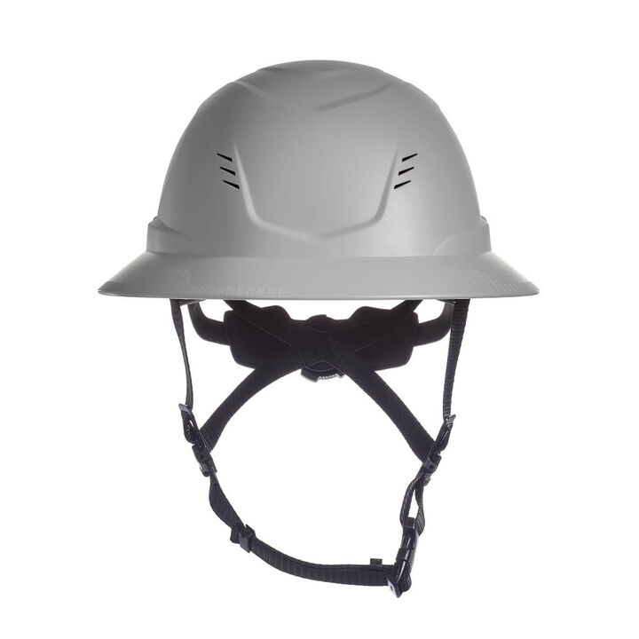 MSA Safety Works V-Gard H2 Full Brim Vented Safety Helmet Gray, large image number 0