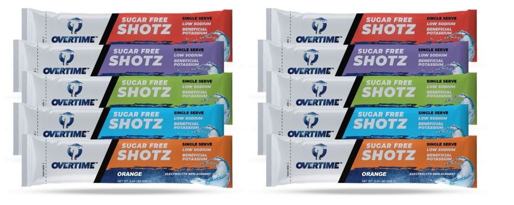 Overtime 200 gram Sugar-Free Electrolyte Replacement 10 Pieces, large image number 1