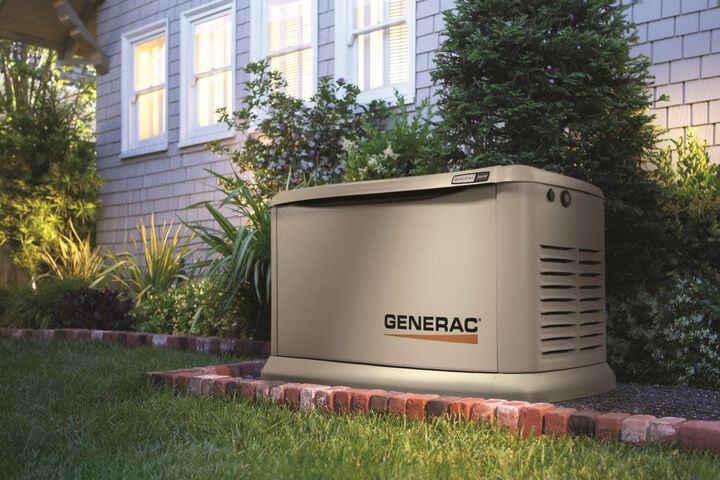 Generac Guardian Series 26,000 Watt (26kw) Dual Fuel 50-State Air-Cooled Home Standby Generator with 200-Amp Whole Home Transfer Switch, large image number 7