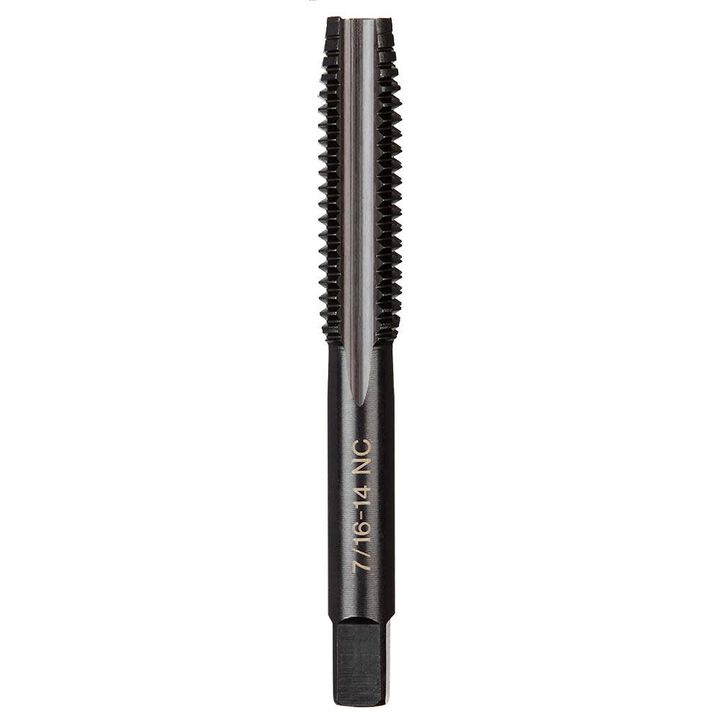 Milwaukee 7/16 in -14 NC Straight Flute Plug Tap