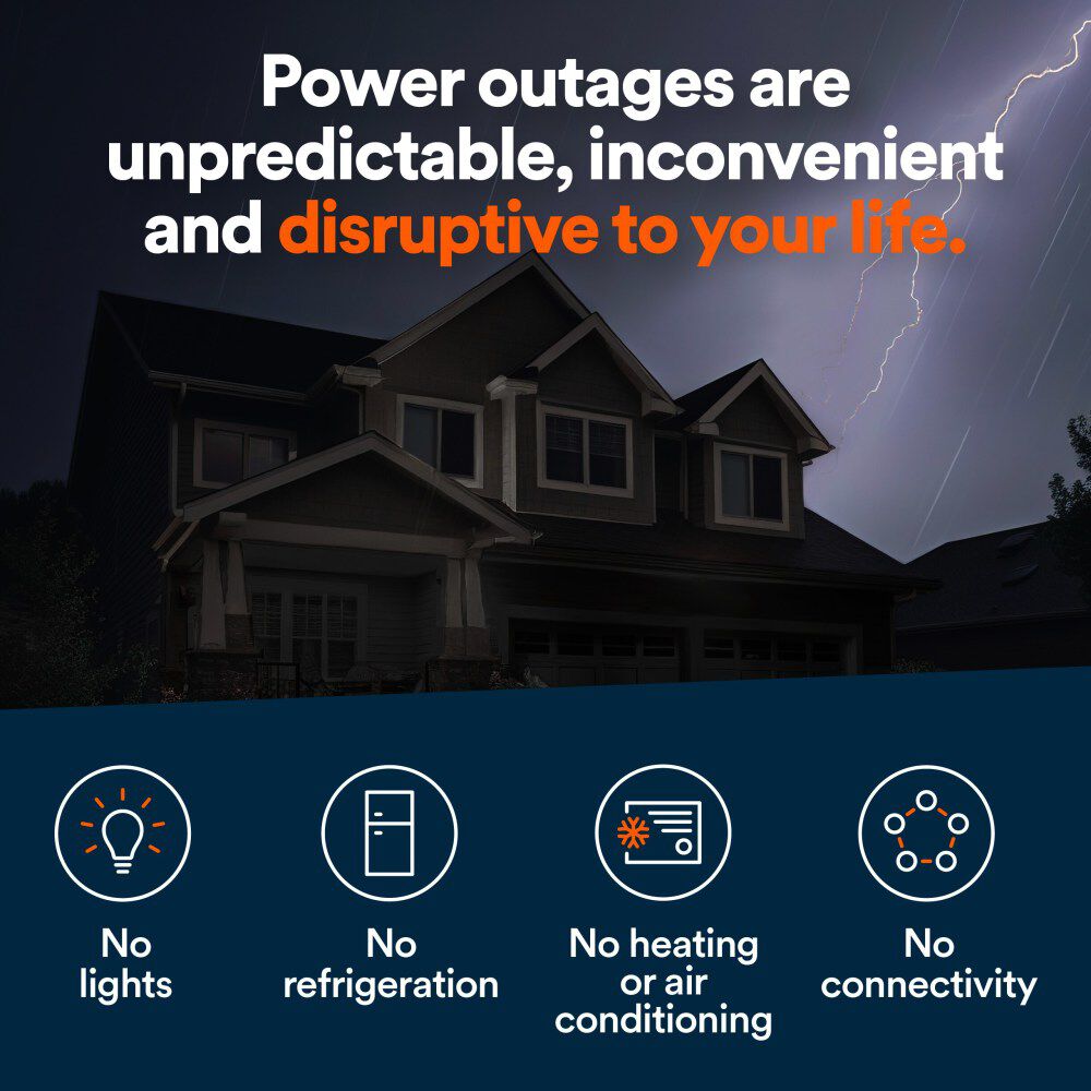 Generac Next Generation 22000 Watt 22kW Dual Fuel 50 State Air Cooled Home Standby Generator, large image number 6