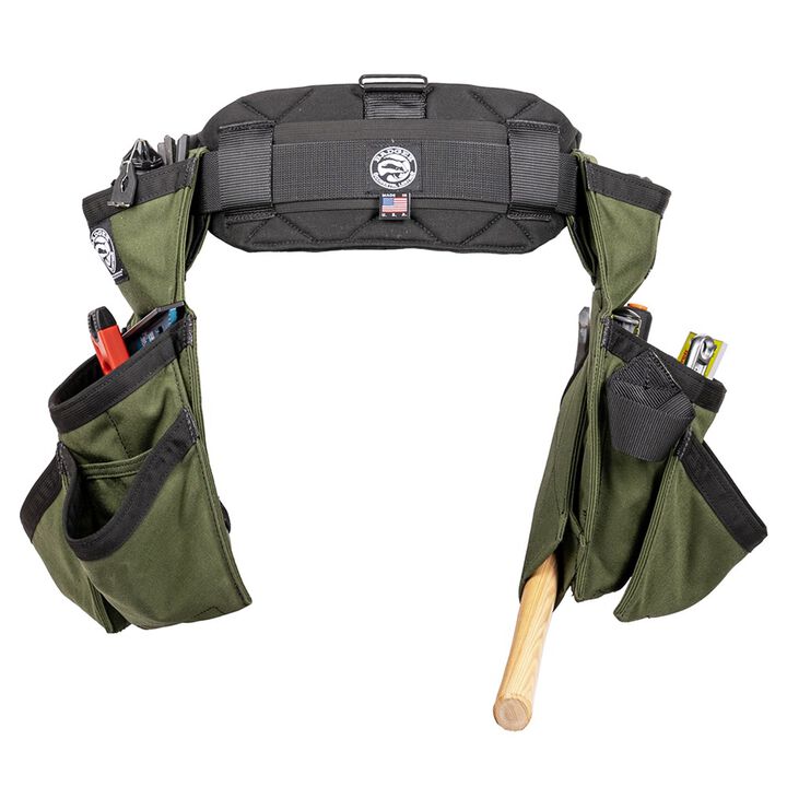 Badger Tool Belts Carpenter Tool Belt Set - Olive 2X