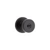 Kwikset Pismo Door Knob SmartKey Matte Black Exterior Keyed Entry, small image number 2