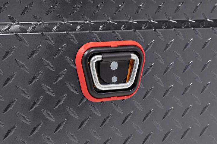 Weather Guard Saddle Truck Tool Box Aluminum Full low profile Gunmetal Gray, large image number 5