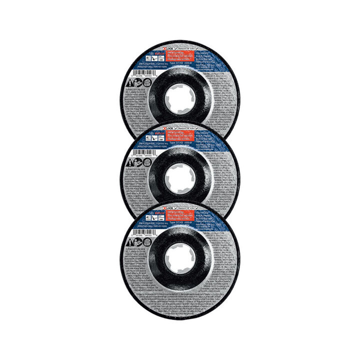 Bosch X-LOCK Metal Grinding Wheels, 3 Pieces, large image number 2