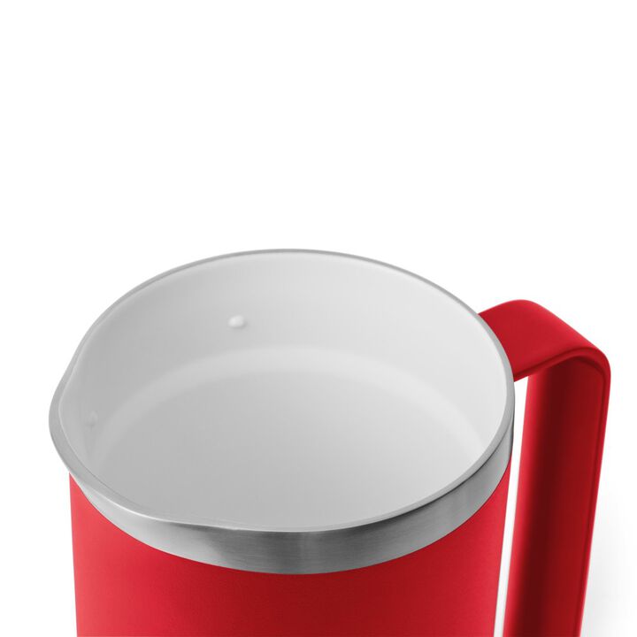 Yeti 34oz Rambler French Press with Twist-to-Lock Lid Rescue Red
