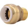 Sharkbite 3/4in PVC x 3/4in MNPT Brass PVC Male Adapter, small image number 1