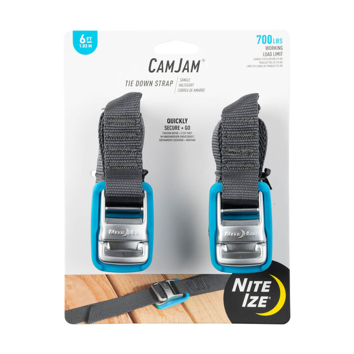 Nite Ize CamJam Tie Down Strap 6' 2pk