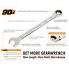 GEARWRENCH 1-1/16in 90T 12 Point Ratcheting Combination Wrench, small image number 2