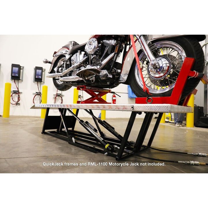 QuickJack 1000 Lbs Motorcycle Lift Adapter Kit with Front-Wheel Vise, large image number 5