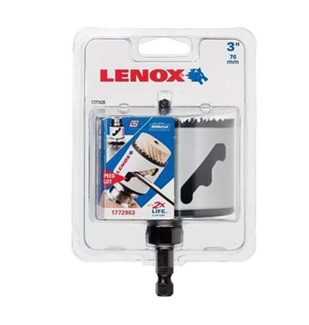 Lenox 3 Inch Speed Slot Bi-Metal Hole Saw With T3 Technology, large image number 1