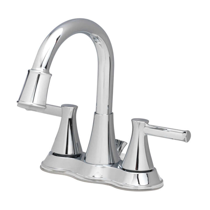 Oakbrook LED Bathroom Sink Faucet Two Handle Chrome