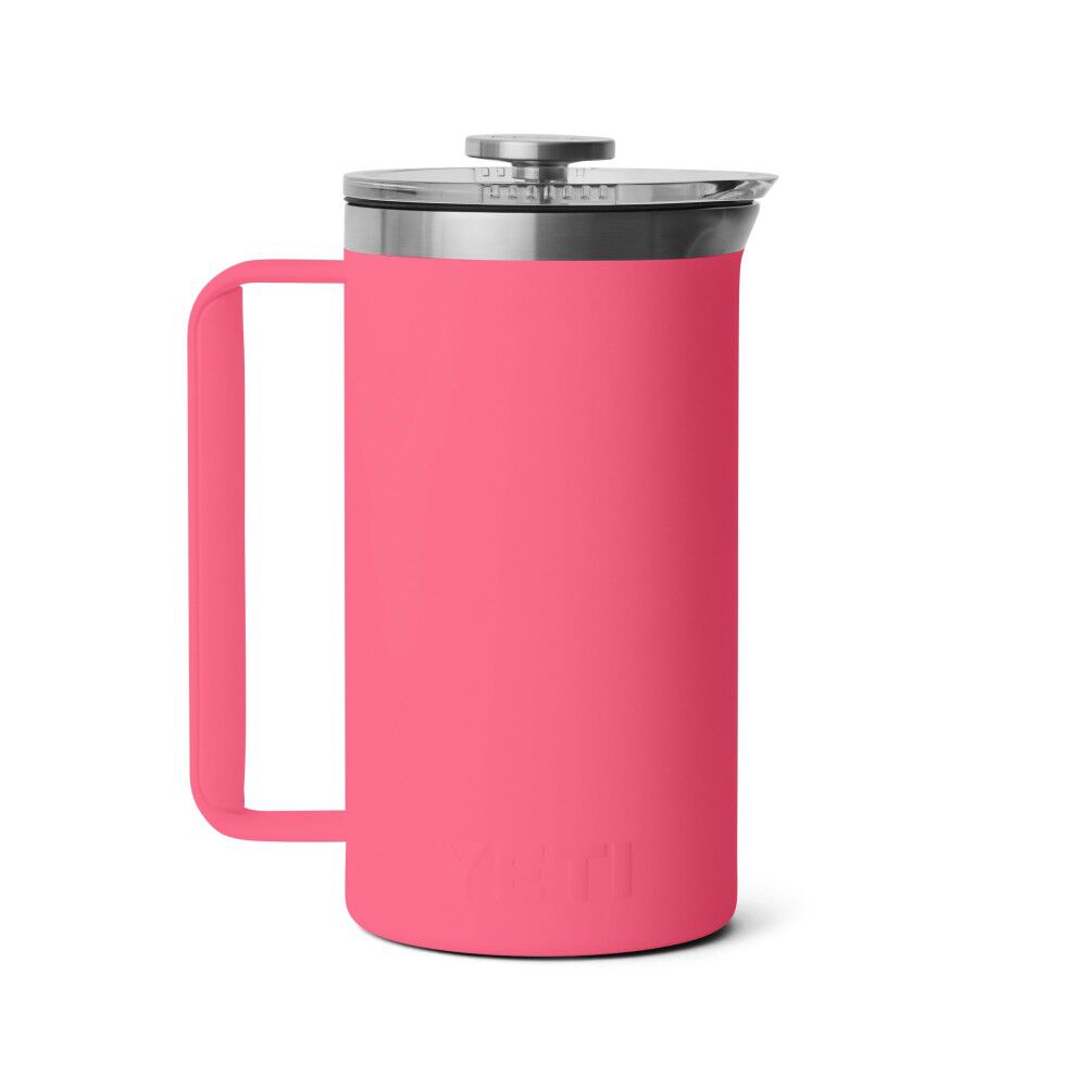 YETI 34 Oz Rambler French Press with Twist-to-Lock Lid Tropical Pink, large image number 2