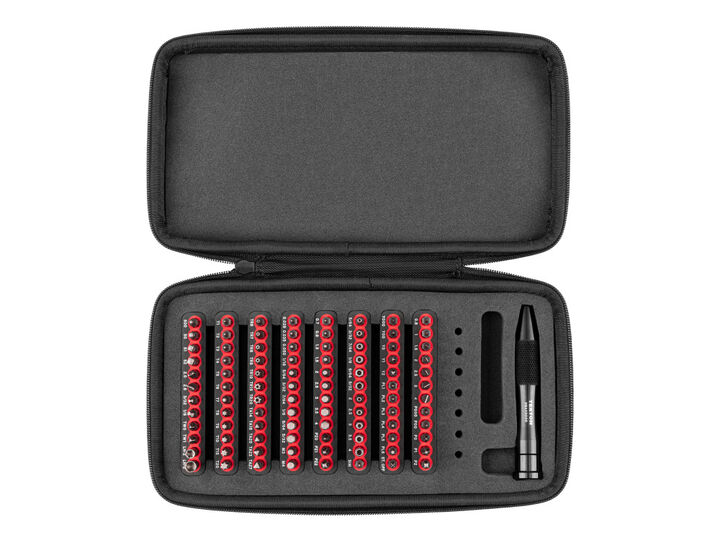 Tekton 4 mm Precision Bit Driver and Bit Set with Case, 97 Pieces