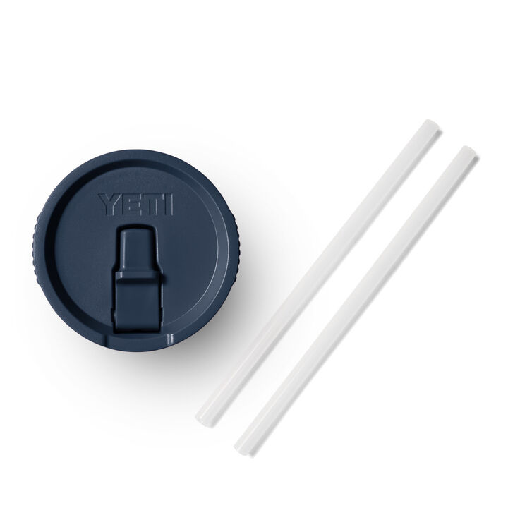 YETI Rambler 30/40 Oz Travel Mug Straw Lid Navy