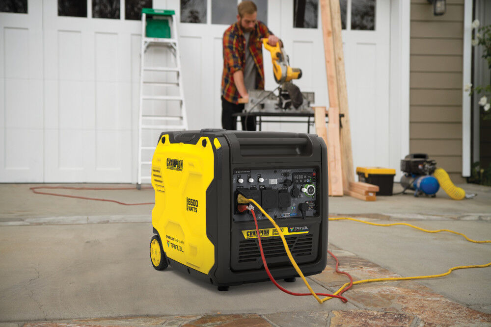 Champion Power Equipment 6500-Watt Wireless Remote Start Tri Fuel 49 State RV Ready Portable Inverter Generator with StartLINK, large image number 9